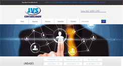Desktop Screenshot of jvscontabilidade.com